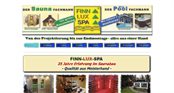 Desktop Screenshot of finnluxspa.de