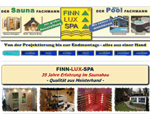 Tablet Screenshot of finnluxspa.de